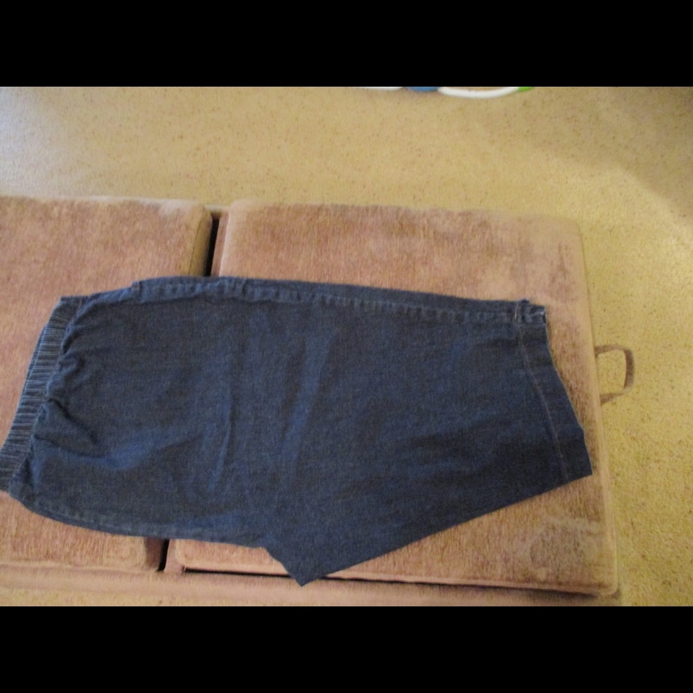 Denim capris